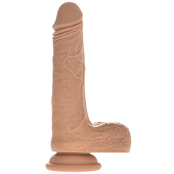  Realistic Dildo Zetty with Liquid Silicone 19 cm - Natural - Penis with Veins