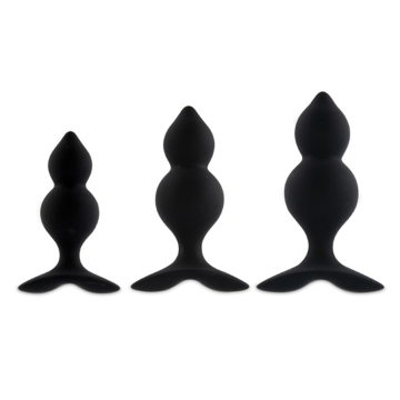 Feelztoys Bibi Twin Silicone Plug - 3pc Set
