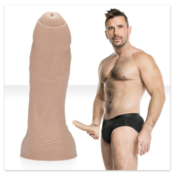 Ultimate pleasure with Fleshjack's Silicone Dildo by Manuel Ferrara in Skin.