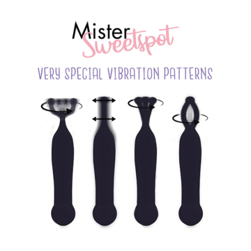 Feelztoys Mister Sweetspot Black Silicone