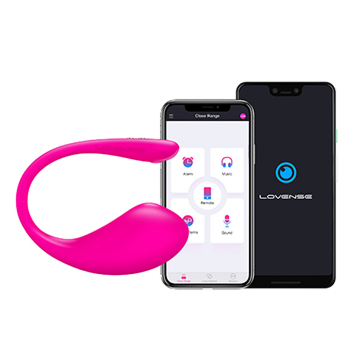 Lovense Lush 3 Pink Silicone Vibe.