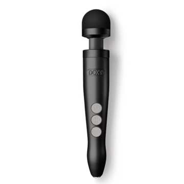 Doxy 3R Rechargeable Wand: Matte Black.