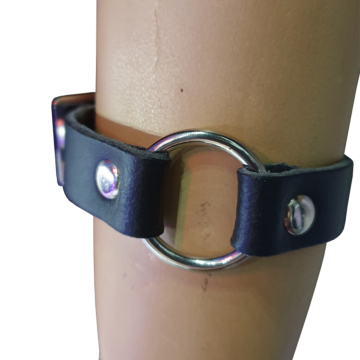 BULLET69 Handmade Wristband Black Leather