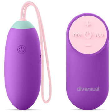 Vibrating Eggo Purple Remote