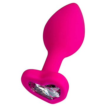 ToyFa Diamond Heart Anal Plug Pink.