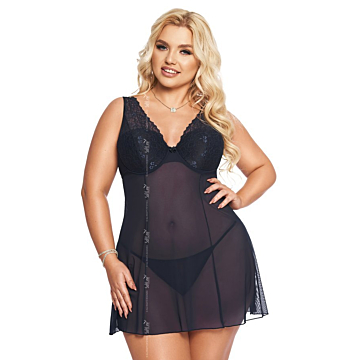 SoftLine Berta Navy Blue: Elastine, Polyamide