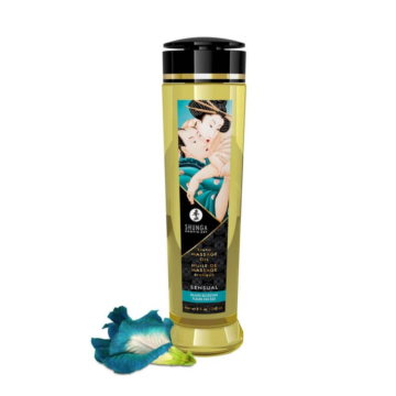 Shunga Erotic Massage Sexual Gel 240 ml - Island Blossoms - Organic Sensual Oil