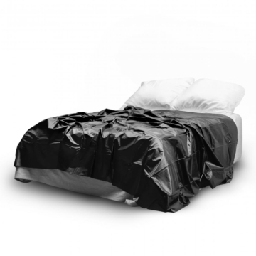 Fetish Black Vinyl Sheet - Perfect for Kinky Nights