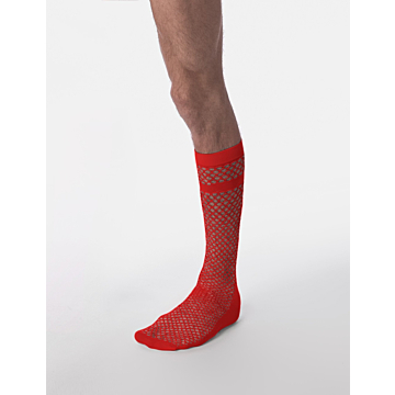 Barcode Berlin Red Cala Net Socks