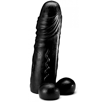 XXL Vinyl Dildo Foreskin 56 x 17 cm - HardToys