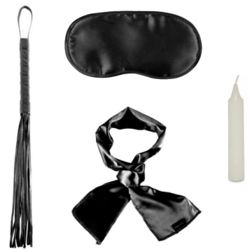 Pipedream Fetish Fantasy Silky Seduction Kit Black