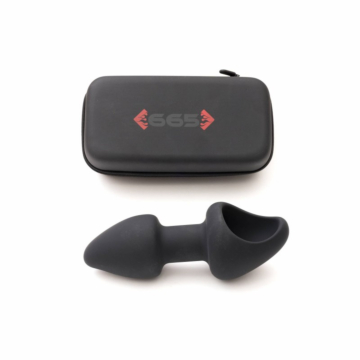 665 Gray Silicone Funnel Anal Plug.