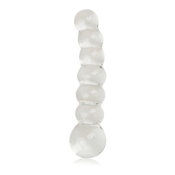 Lovetoy Glass Romance Butt Plug Clear Glass