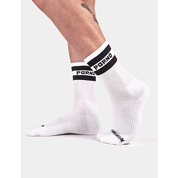 Barcode Berlin Half Fetish Socks White