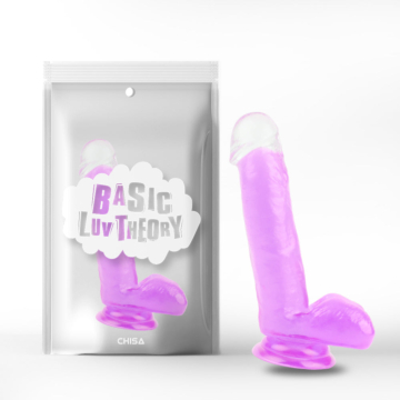 Sensual Thrill Realistic Dildo 17.7 cm Purple