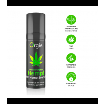 Orgie Stimulating Hemp Gel: Ultimate Intimacy Boost.