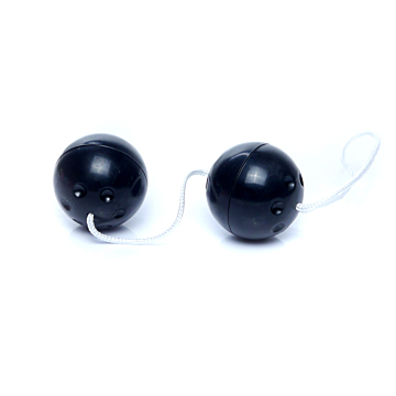 Kinksters Kulki-Duo-Balls Black ABS/PVC Metal.