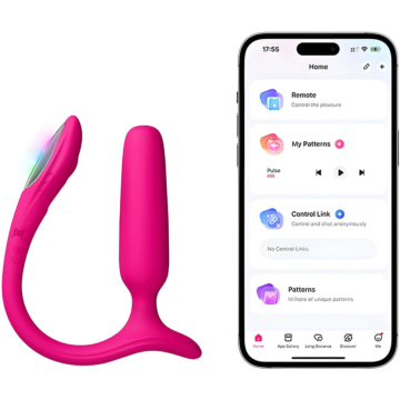 Lovence Lush Anal - Remote Controlled Small Anal Vibrator - Pink