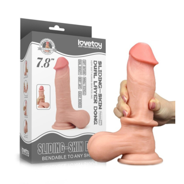 Lovetoy Sliding Skin Dong Skin TPE/TPR