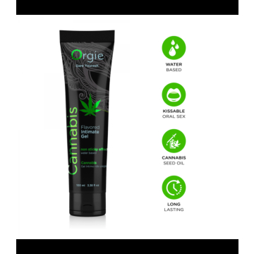 Orgie Intimate Cannabis Gel 100ml Tube