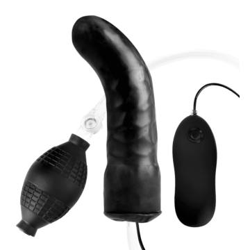 LUX FETISH 6' Inflatbale Vibrating Curved Dildo