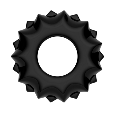 Penis ring - Lovetoy POWER PLUS Cockring 1 Black, 4cm