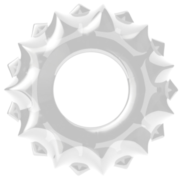Lovetoy Power Plus Clear Cockring TPE/TPR