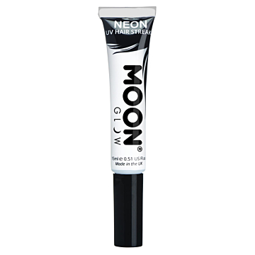 IntenseGlowUp UV Hair Streaks White.