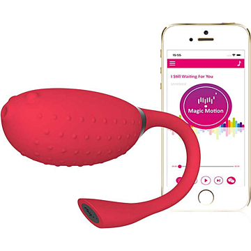 Magic Motion Red Silicone Egg