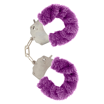 Wrist Restraint - Toy Joy Furry Fun Cuffs Purple