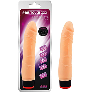 Realistic Vibrator - Chisa Real Touch XXX 8.1'' Vibe Cock, Skin