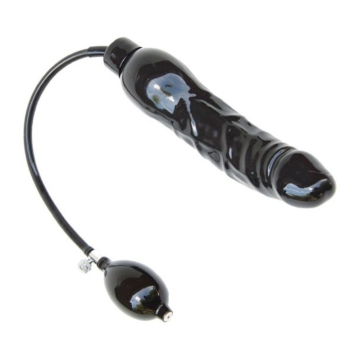 Mister B Inflatable Realistic Dildo 23 cm - Black XL - Realistic Look