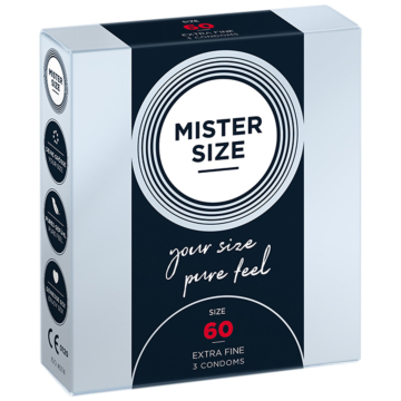 Mister Size 60mm - 3 pack: Pure Feel