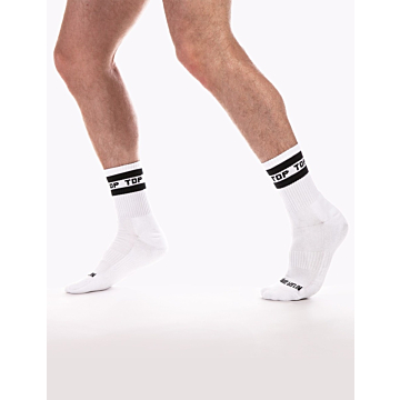 Barcode Berlin Sexy Half Socks Top - Black Mesh