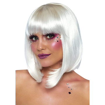 Leg Avenue Pearl Bob Wig White