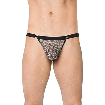 SoftLine Mens Thong Gray Panther