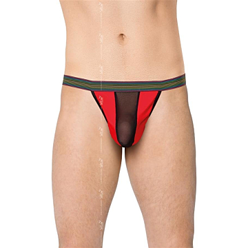SoftLine Sheer Thong Red 4529.