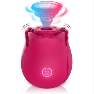 Rose Flower Suction Vibrator