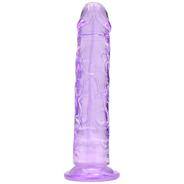 Loving Joy 7.5 Inch Suction Cup Dildo Purple