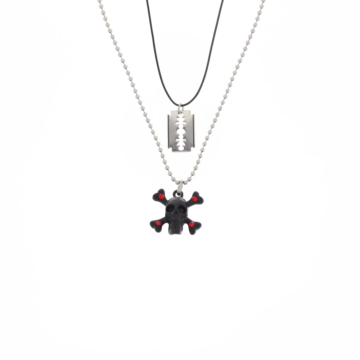 Blank Brand Razor & Skull Silver.