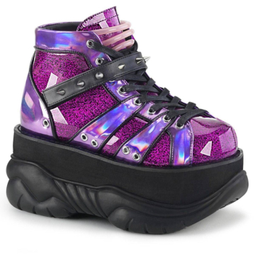 Pleaser Neptune-100 Purple Bootie.