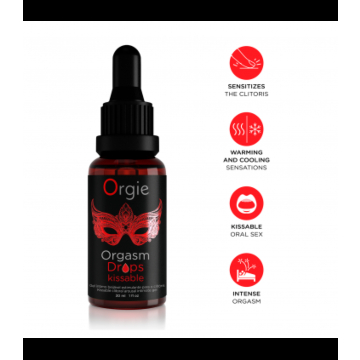 Orgie Kissable Orgasm Drops - Sensual Bliss.