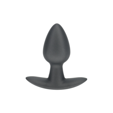 Ouch Smooth Silicone Anal Plug - Small - 2.6 / 6,5 cm - Gunmetal