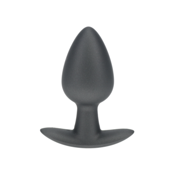 Ouch Smooth Silicone Anal Plug - Medium - 3.1 / 7,9 cm - Gunmetal