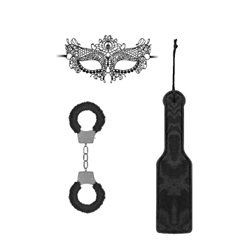 Bondage starter set - Ouch! Introductory Bondage Kit #3 Black