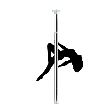 Shots Media's Silver Ouch! Dance Pole: Unleash Your Inner Dancer