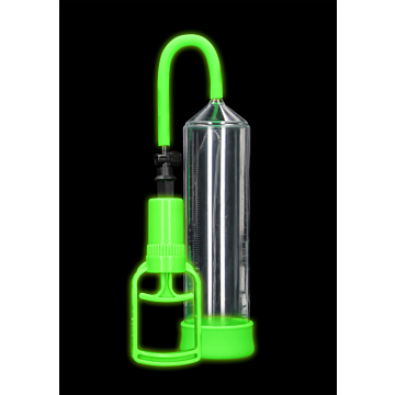 Ouch Silicone Beginner Pump - Green Glow