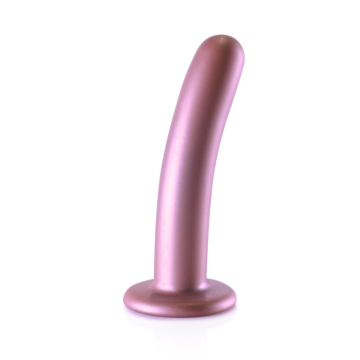Smooth Silicone G-Spot Dildo Pink 6''