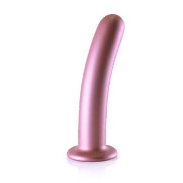 Smooth Silicone G-Spot Dildo 7'' Pink