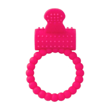 ToyFa Vibrating Penis Ring Pink Silicone